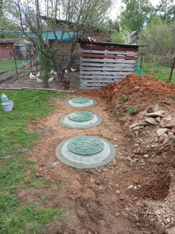Готовый септик из колец